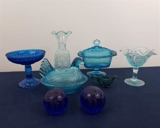 Blue Glass Lot https://ctbids.com/#!/description/share/365847