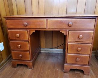Vintage Wooden Desk https://ctbids.com/#!/description/share/366126