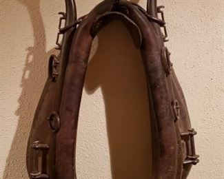 Rustic Leather Horse/Mule Collar Harness Yoke https://ctbids.com/#!/description/share/362102