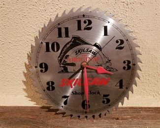 Vintage SKILSAW Shop Clock https://ctbids.com/#!/description/share/364606