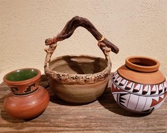 Wooden Handled Pottery & Mexican Pieces https://ctbids.com/#!/description/share/364797
