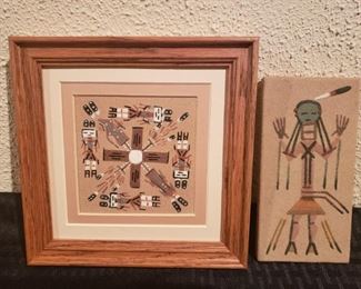 Authentic Navajo Sandpainting & Healing Sandpainting        https://ctbids.com/#!/description/share/364799