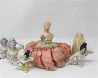 Antique Pincushion Dolls and Parts https://ctbids.com/#!/description/share/370753