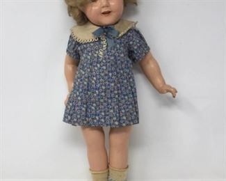 1930s 18'' Shirley Temple Doll https://ctbids.com/#!/description/share/370756