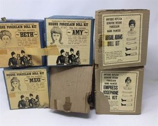 Bisque Porcelain Doll Kits (6) https://ctbids.com/#!/description/share/372281