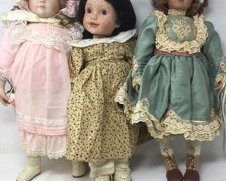 Trio of Heirloom Dolls https://ctbids.com/#!/description/share/372294