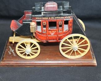 Wells Fargo Stage Coach Signed by Oscar M Cortez 1977 #0214 $95
***Please note:  California sales tax will be charged on all purchases unless you have a valid California resale certificate on file with us.***

