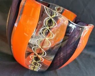 Artisan glass bowl, 7” h x 9” w - $125
***Please note:  California sales tax will be charged on all purchases unless you have a valid California resale certificate on file with us.***
