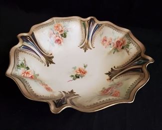 Antique RS Prussia serving bowl, 11" w x 3" h - $40
***Please note:  California sales tax will be charged on all purchases unless you have a valid California resale certificate on file with us.***

