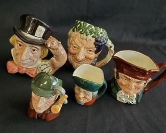 Royal Doulton Toby Character Mugs - $15 to $25 each
***Please note:  California sales tax will be charged on all purchases unless you have a valid California resale certificate on file with us.***
