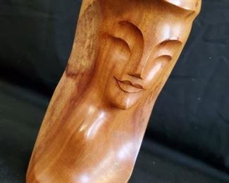 Brian of Hawaii carved wood woman’s head, 11” h - $45
***Please note:  California sales tax will be charged on all purchases unless you have a valid California resale certificate on file with us.***
