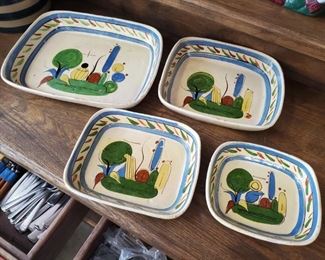 Vintage Tonala Aldana graduated Mexican pottery serving dishes (set of 4) - $100
***Please note:  California sales tax will be charged on all purchases unless you have a valid California resale certificate on file with us.***
