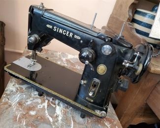 Mid Century Singer 306K Sewing Machine with Foot Pedal (works, needs tuneup) - $125.  ***Please note:  California sales tax will be charged on all purchases unless you have a valid California resale certificate on file with us.***
