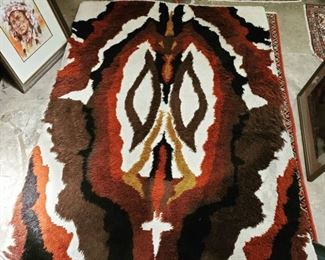 Vintage rug, 54" x 77" - $295
***Please note:  California sales tax will be charged on all purchases unless you have a valid California resale certificate on file with us.***
