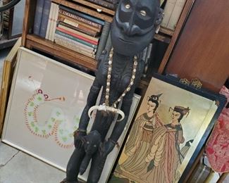 Handcarved wooden statue from Papua New Guinea, 57" high - $450
***Please note: California sales tax will be charged on all purchases unless you have a valid California resale certificate on file with us.***