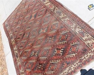 Antique Afghan Tekke, 5.5 ft x 9.5 ft - $275
***Please note:  California sales tax will be charged on all purchases unless you have a valid California resale certificate on file with us.***
