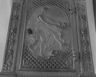 reproduction in aluminum shelf $95