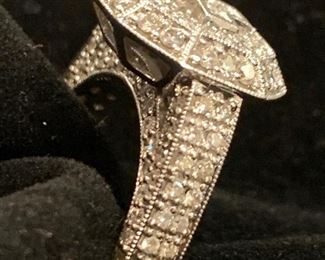 Diamond Cross Ring