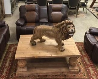 Sofa, Loveseat and recliner.  5 built in recliners total.  Two-tone.  Selling all for one price