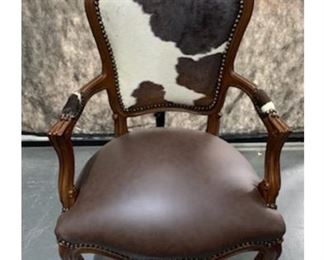 Cowhide chair