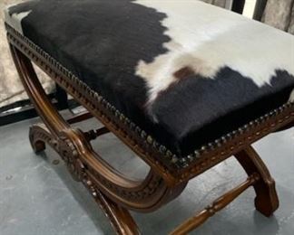 Cowhide stool