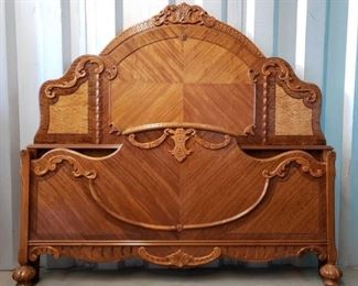 Art Deco Full Size Bed (Bedroom Suite with Lots 150, 152) https://ctbids.com/#!/description/share/371955
