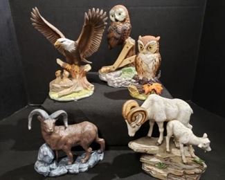 Porcelain Animal Figurines https://ctbids.com/#!/description/share/371907