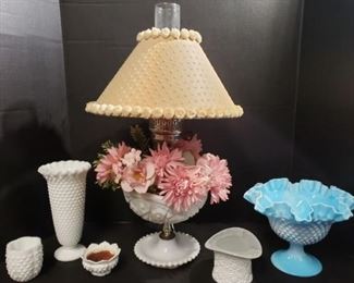 Hobnail Milk Glass Collection https://ctbids.com/#!/description/share/371909