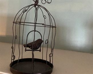 Lot 106 small 5 inch metal birdhouse five dollars NOW $3
