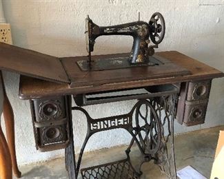 Antique Singer sewing machine
$100