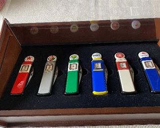 Franklin Mint Flying Gasoline Pocket Knives in beautiful wooden display case
Brand new set of 6
4 certificates. $200
$300
