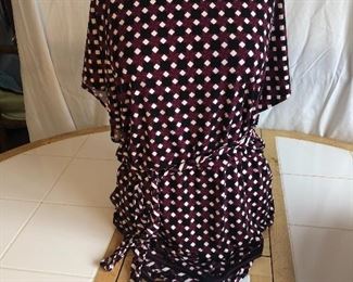 White House Black Market dress with belt, large $20