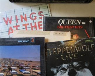 Vintage Vinyl - Wings, Pink Floyd, Queen