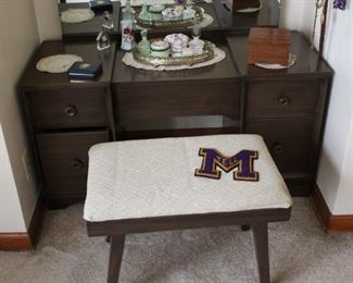 Vintage Vanity with Bench $65