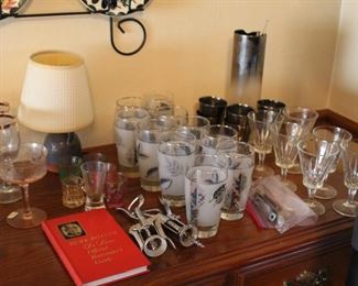 MCM Bar glasses and Pitcher $35