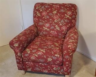 Colorful Print Side Chair with Stretch Slipcover