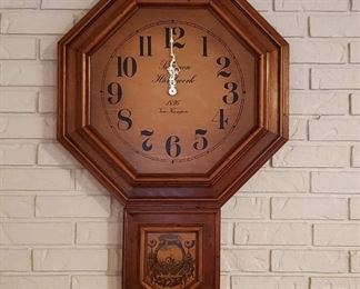 Solingen Handwerk Reproduction Wall Clock, Battery Operated