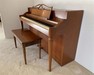 Vintage Howard Upright Piano Built By Baldwin