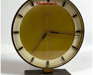 Lot 6 KIENZLE Superia Art Deco Desk Shelf Clock. Modernist b