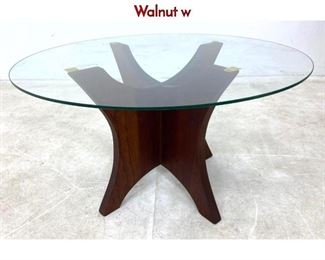 Lot 79 Adrian Pearsall Style Occasional Coffee Table. Walnut w