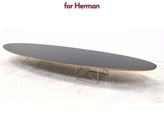 Lot 81 Charles Ray Eames Elliptical Coffee Table for Herman