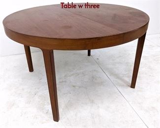 Lot 91 Illums Bolighus Danish Modern Teak Dining Table w three