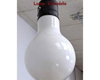 Lot 159 Ingo Maurer Style Oversized Light Bulb Lamp. Chandelie