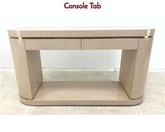 Lot 195 80s Modern Springer Style Lacquered Server Console Tab