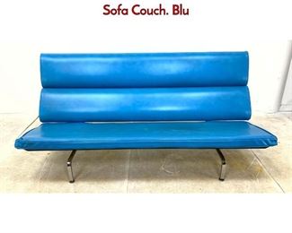 Lot 217 Vintage Charles and Ray Eames Compact Sofa Couch. Blu