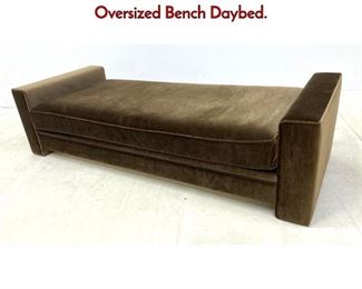 Lot 221 FIRST TIME Contemporary Modern Oversized Bench Daybed.