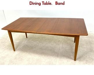 Lot 238 Massive FALSTER Danish Modern Teak Dining Table. Band
