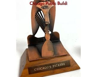 Lot 270 PABLO PICASSO Model Sculpture for Chicago Public Buildi