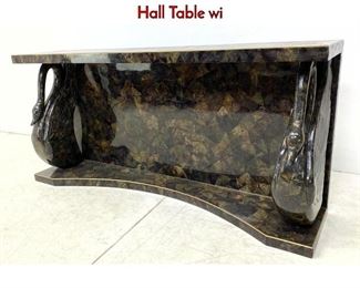 Lot 295 Large Stylish RY Augousti Style Console Hall Table wi