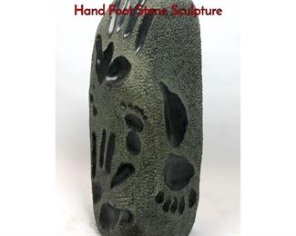 Lot 302 MUNYARADZI FOMBE Shona Carved Hand Foot Stone Sculpture